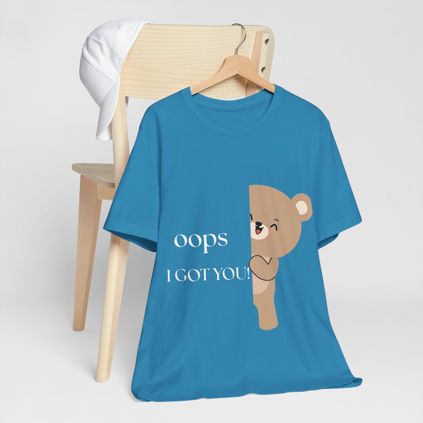 Oops… I Got You” Bear Graphic Tee
