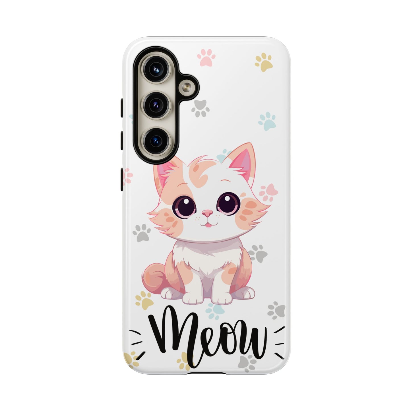 Cute Cat Phone Case – Stylish & Protective Cover for iPhone & Samsung