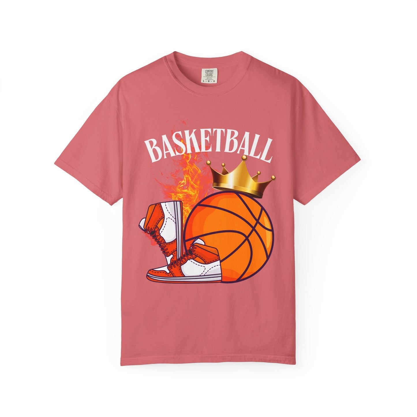 Basketball Crown T-Shirt – Fire & Passion on the Court