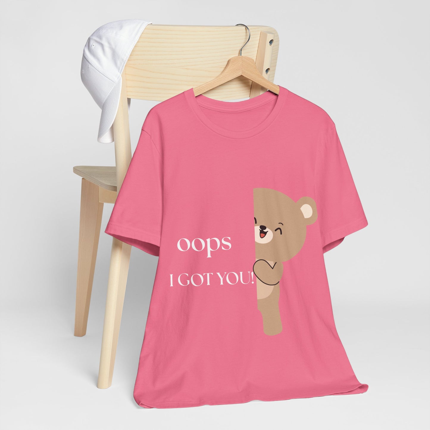 Oops… I Got You” Bear Graphic Tee