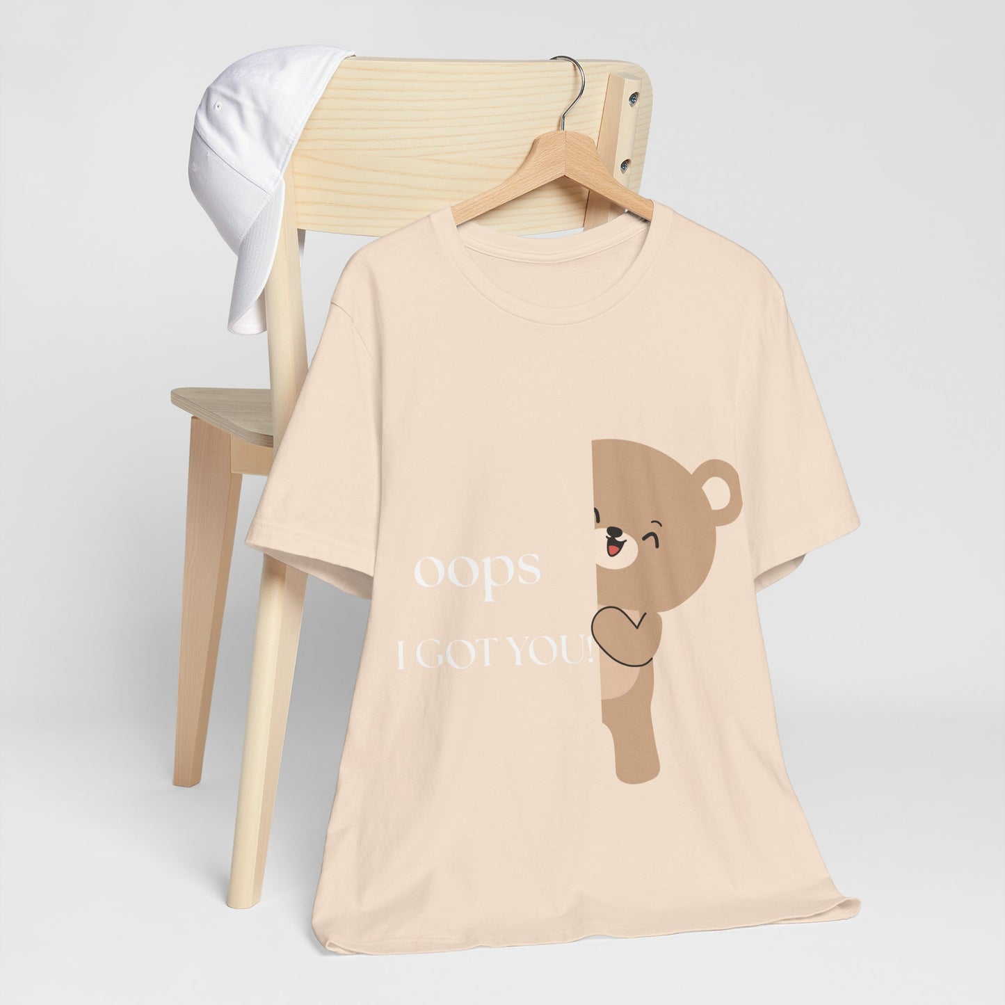 Oops… I Got You” Bear Graphic Tee