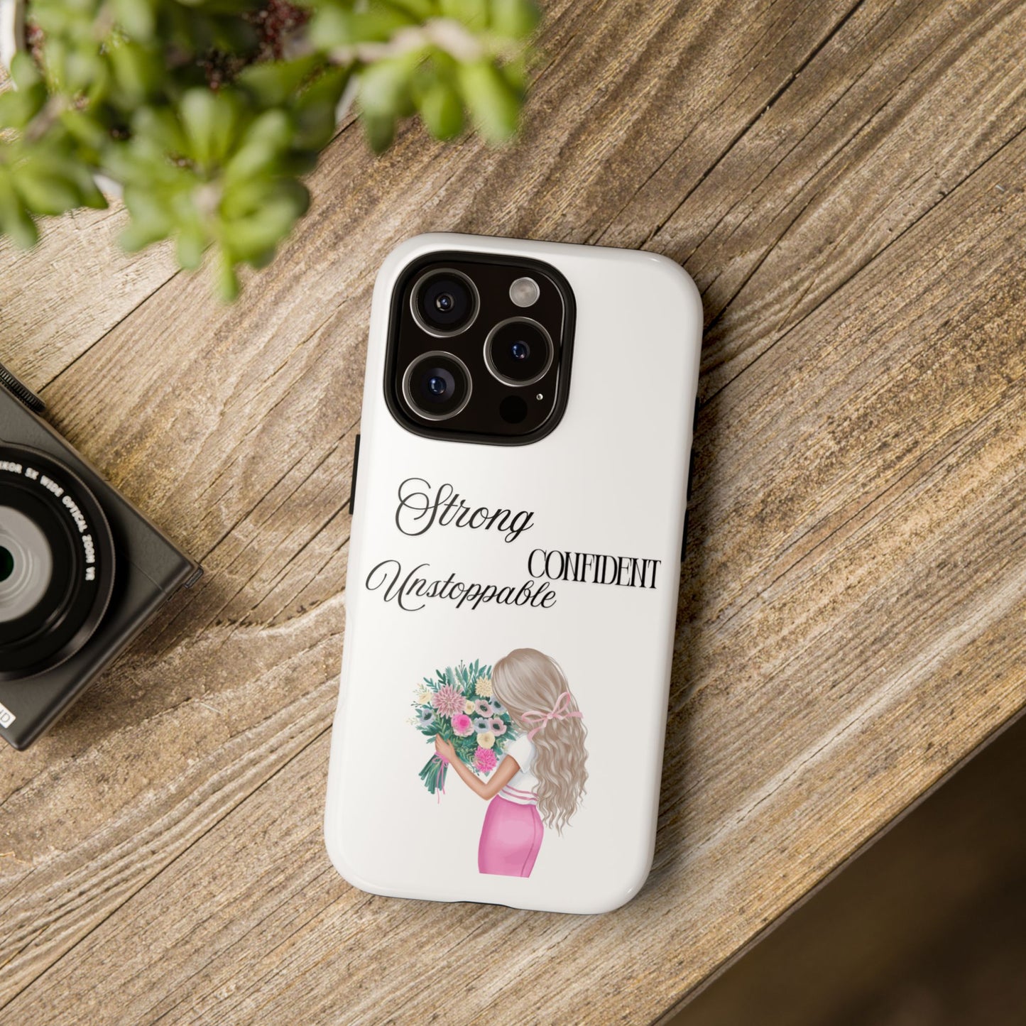 Dream Big, Stay Bold – Motivational Phone Case Compatible with iPhone & Samsung