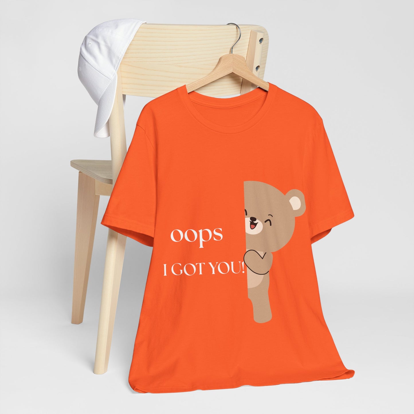 Oops… I Got You” Bear Graphic Tee