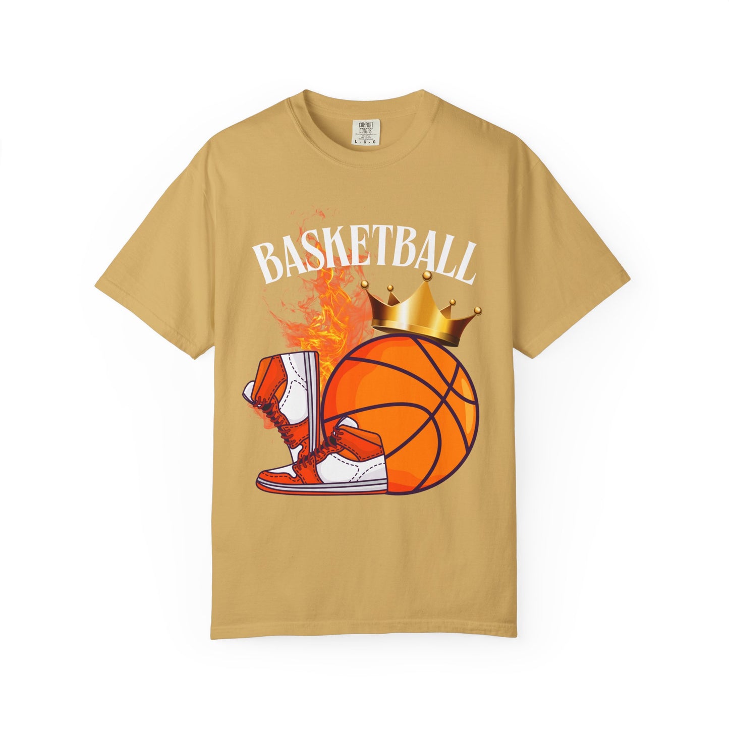 Basketball Crown T-Shirt – Fire & Passion on the Court