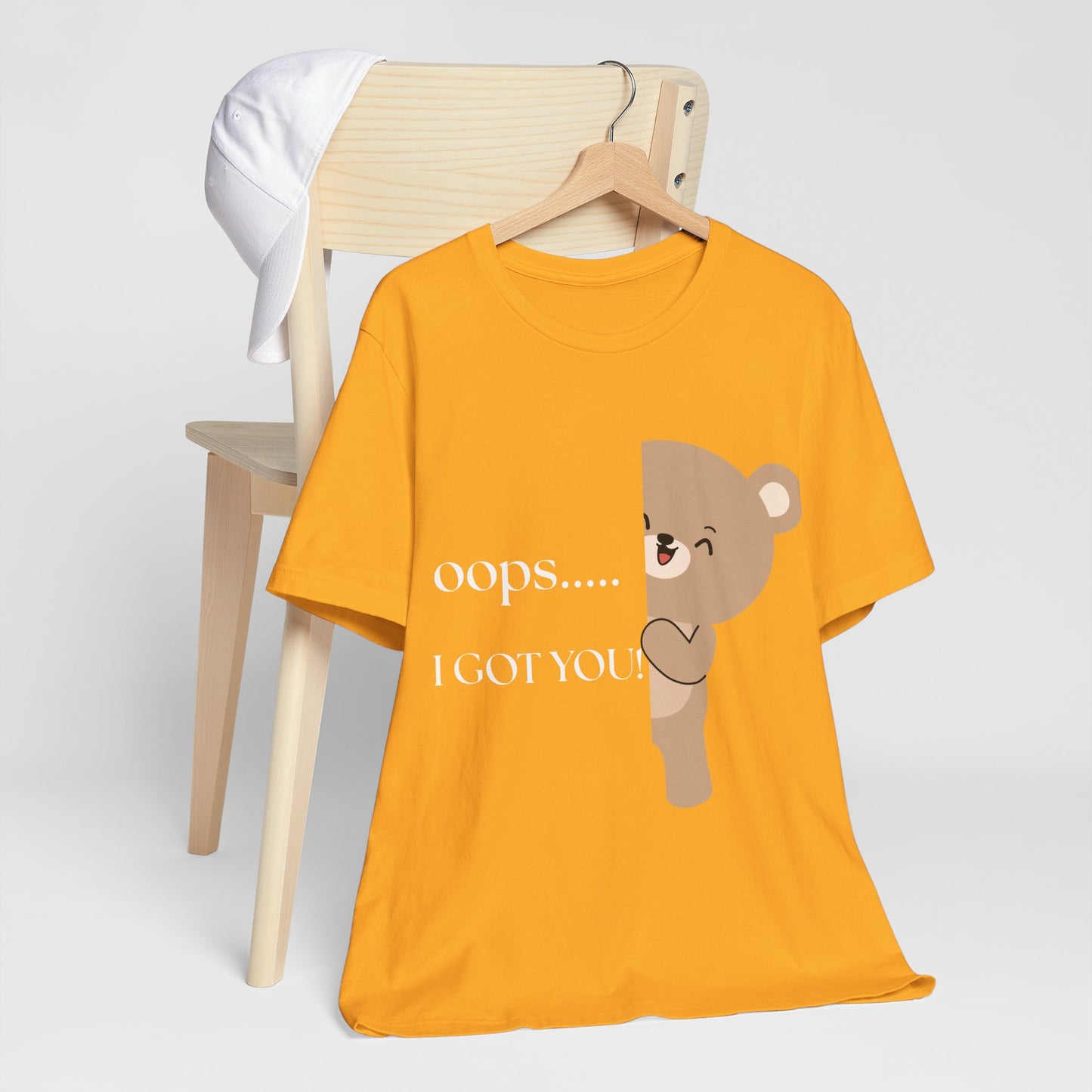 Oops… I Got You” Bear Graphic Tee