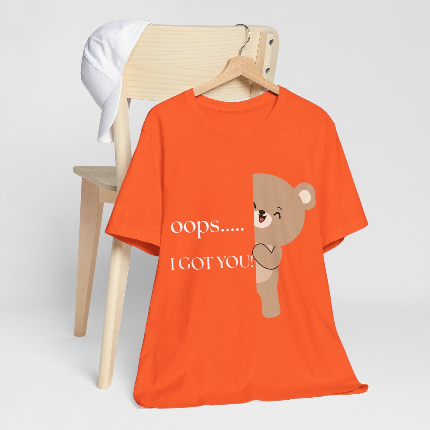 Oops… I Got You” Bear Graphic Tee