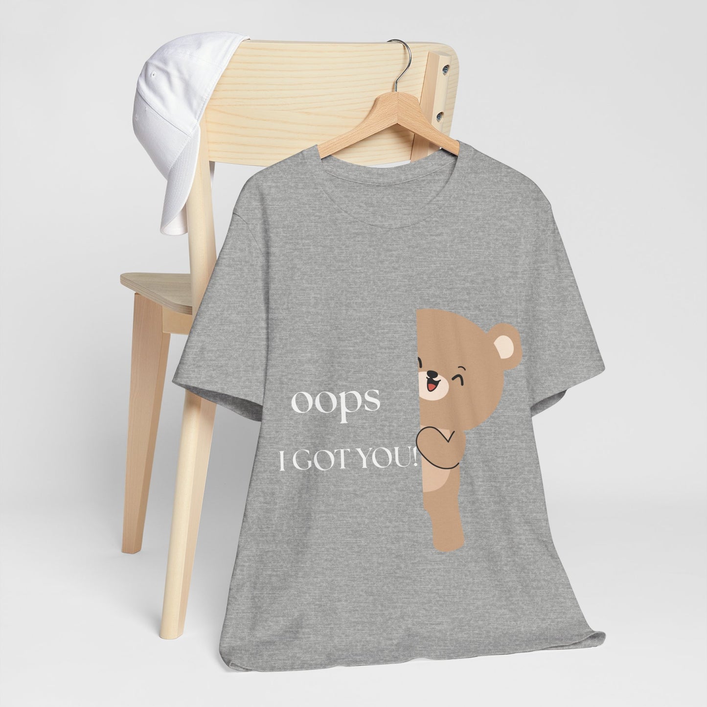 Oops… I Got You” Bear Graphic Tee