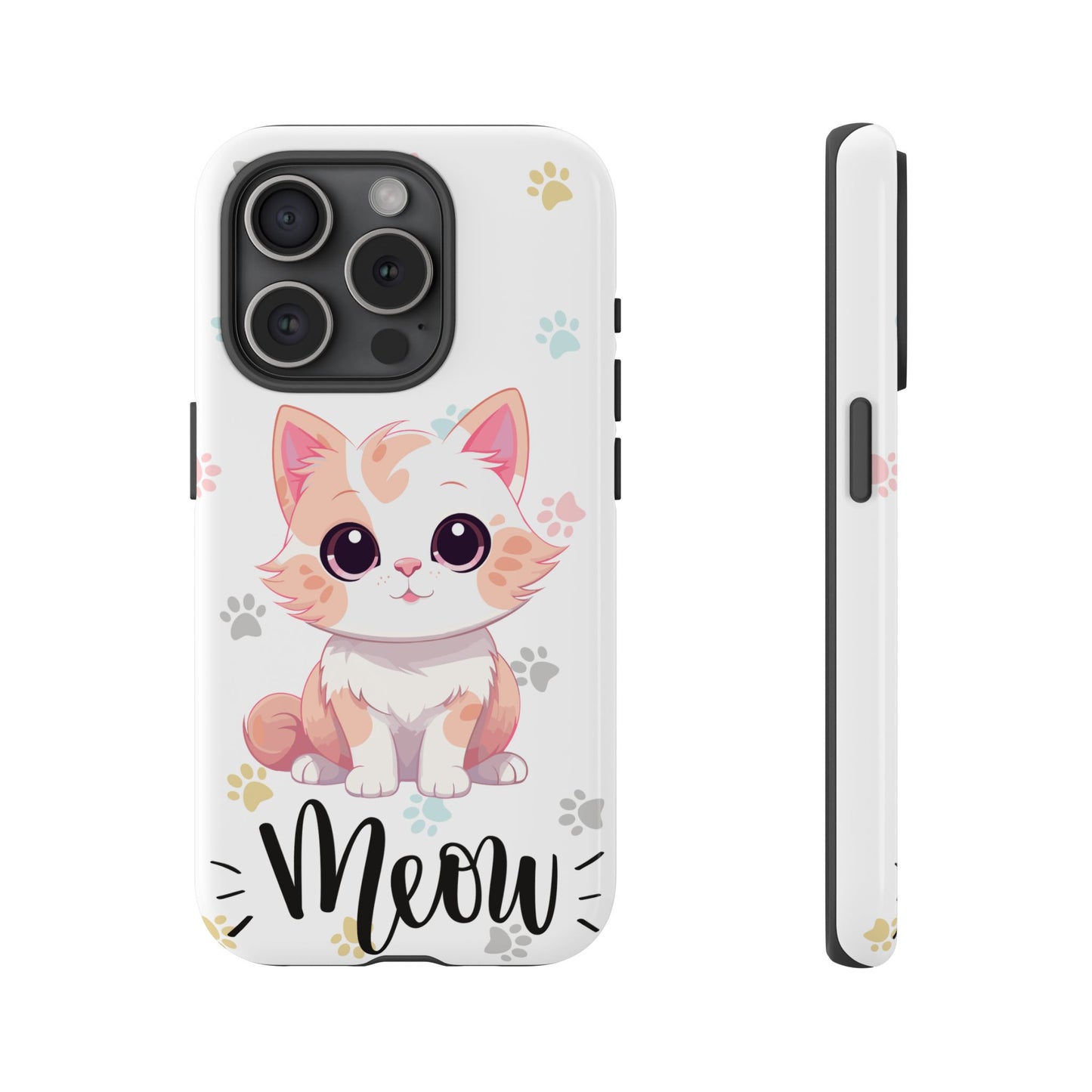 Cute Cat Phone Case – Stylish & Protective Cover for iPhone & Samsung