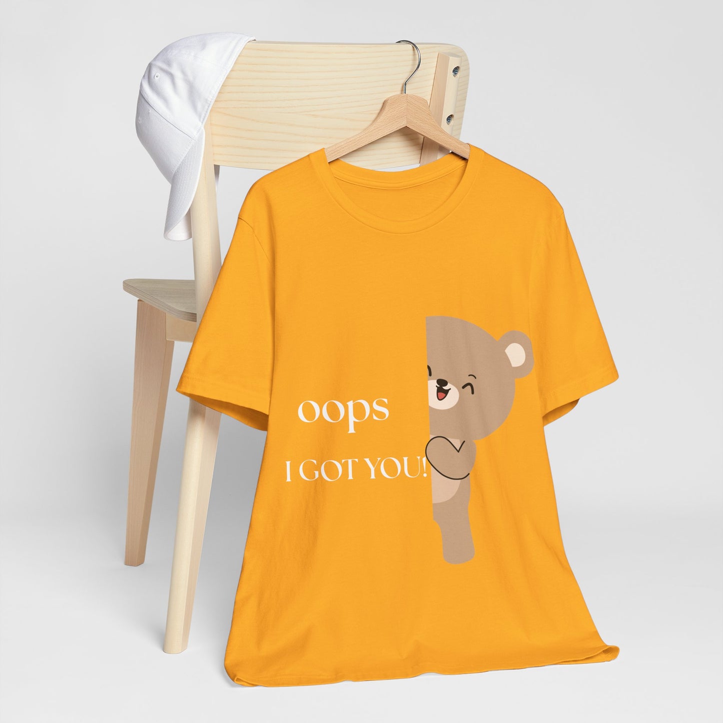 Oops… I Got You” Bear Graphic Tee