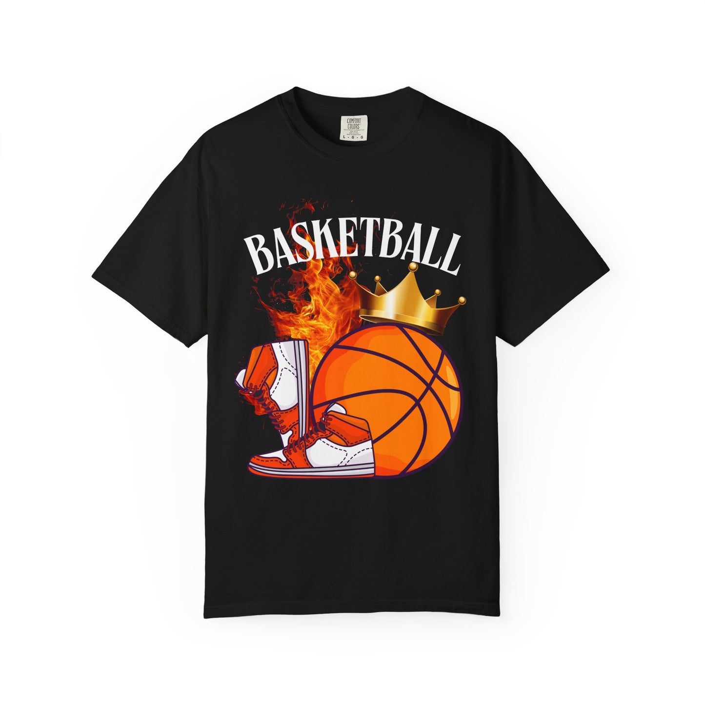 Basketball Crown T-Shirt – Fire & Passion on the Court