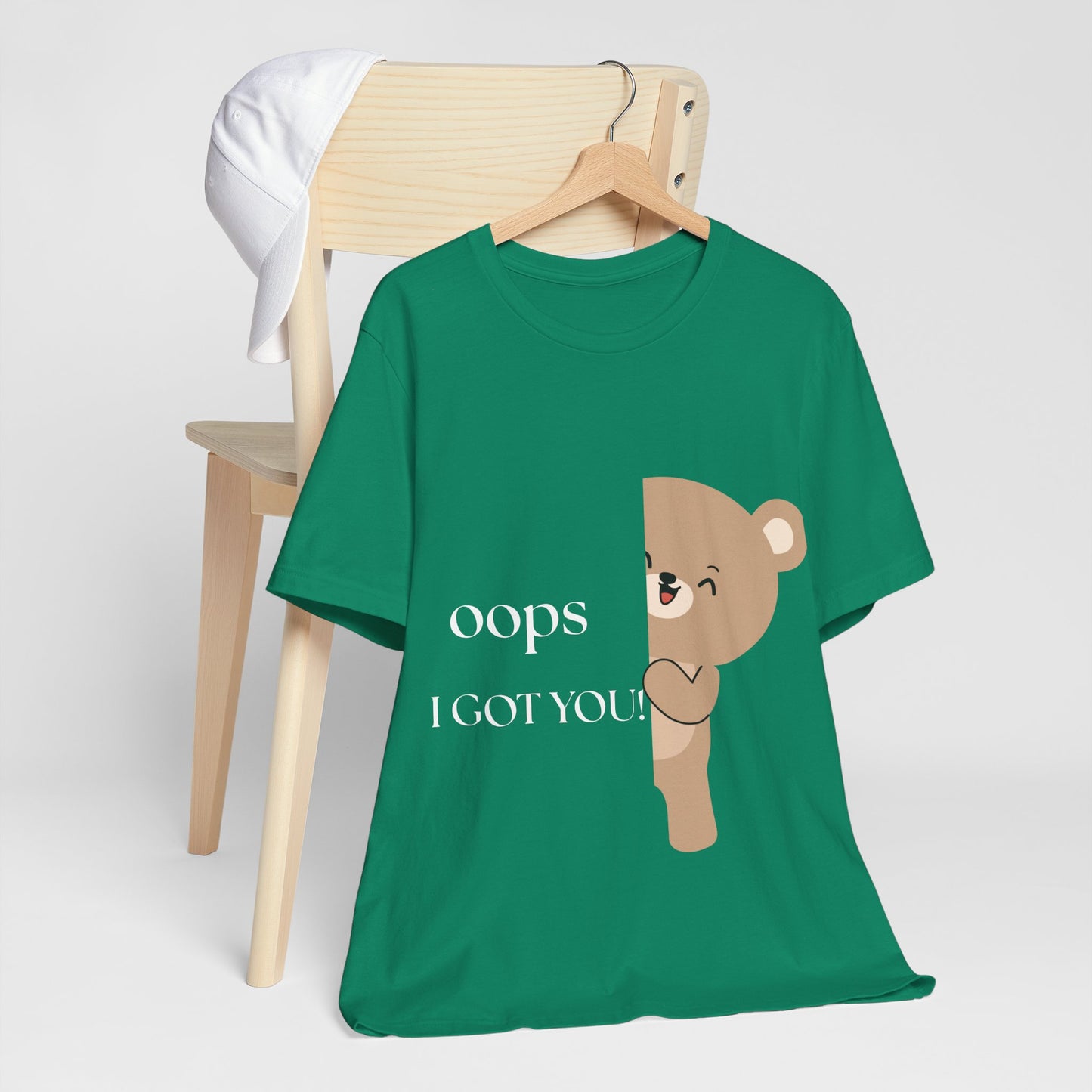 Oops… I Got You” Bear Graphic Tee