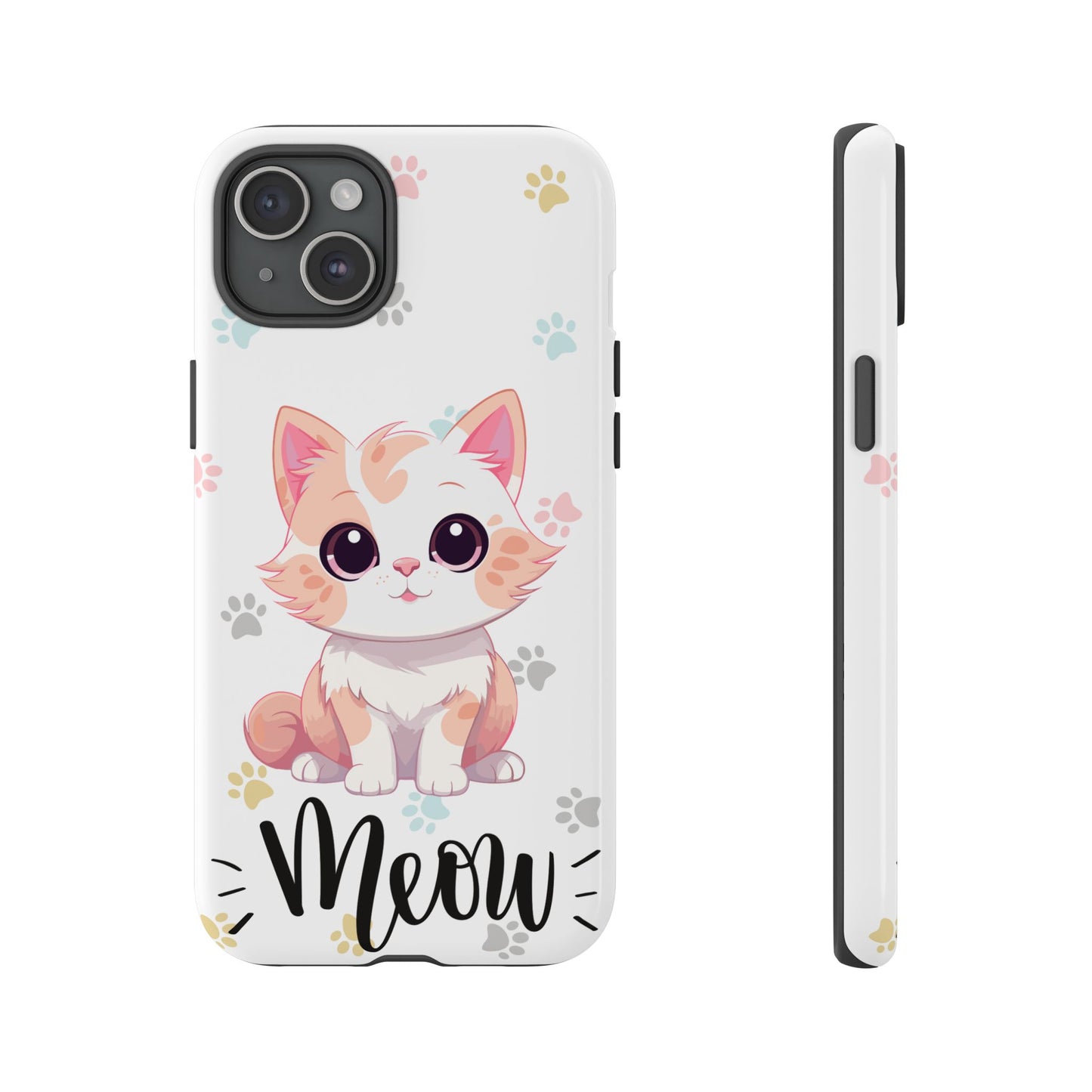 Cute Cat Phone Case – Stylish & Protective Cover for iPhone & Samsung