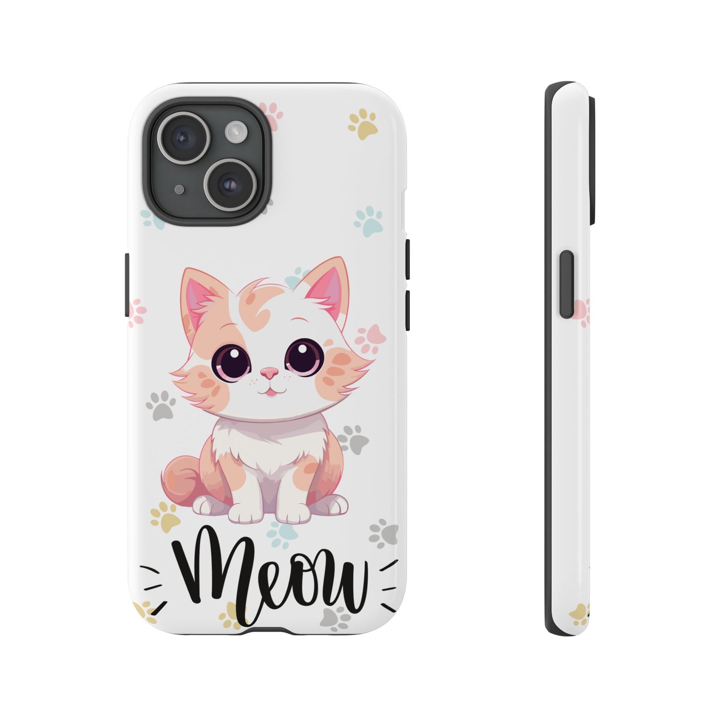 Cute Cat Phone Case – Stylish & Protective Cover for iPhone & Samsung