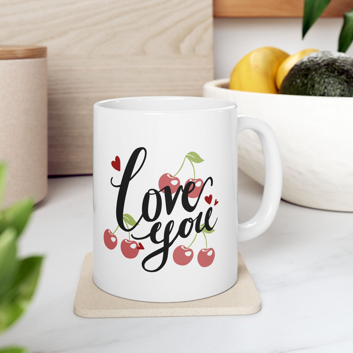 Ceramic Mug,love you (11oz, 15oz)