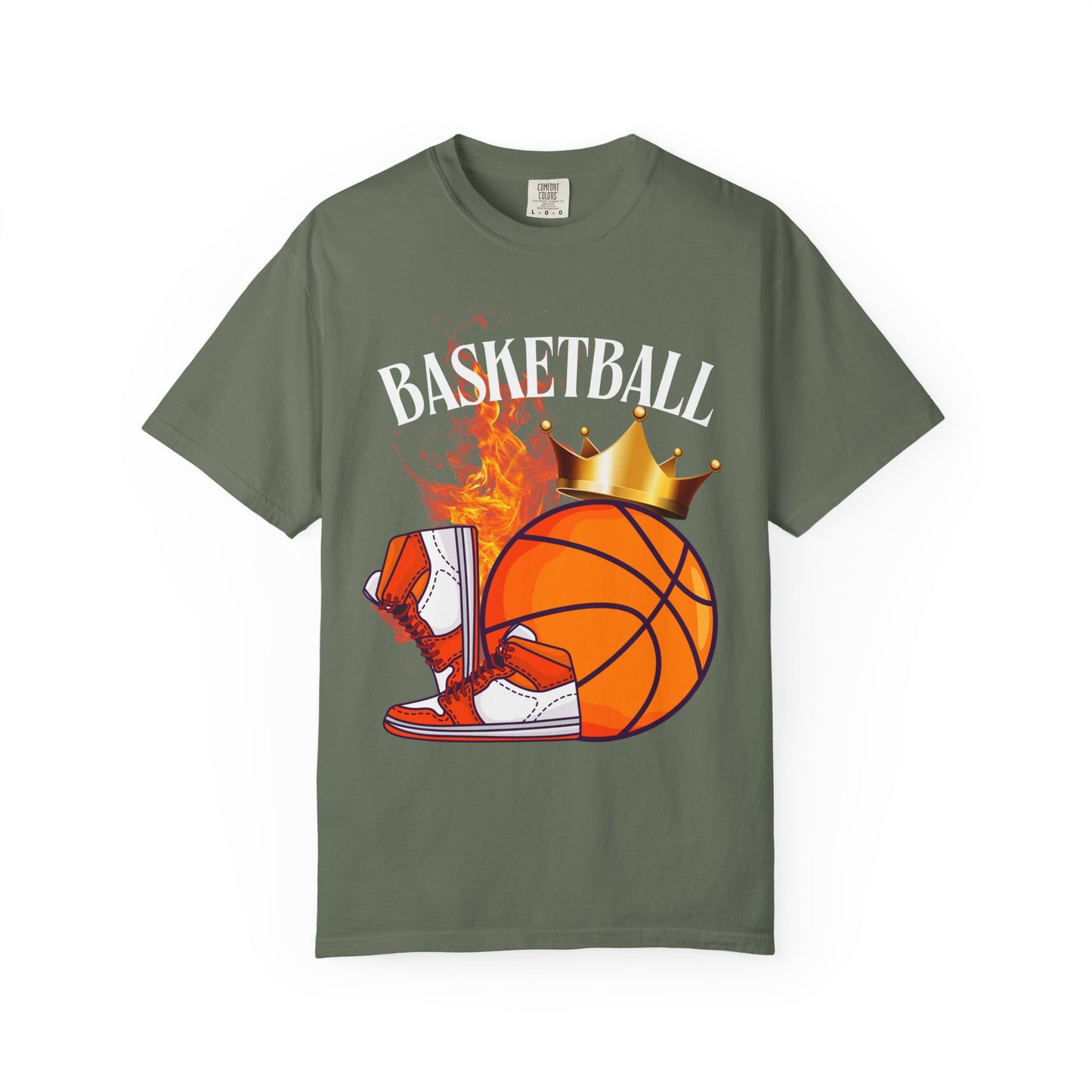 Basketball Crown T-Shirt – Fire & Passion on the Court