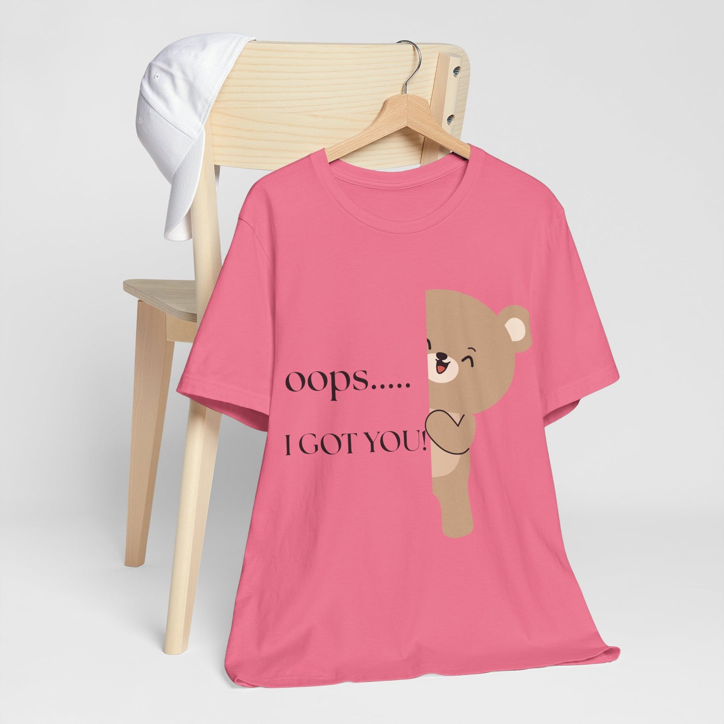 Oops… I Got You” Bear Graphic Tee