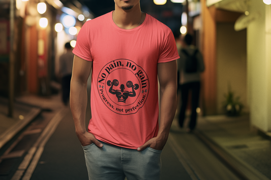 🔥 No Pain, No Gain – Progress Tee 🔥