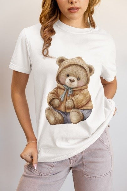 Cozy Bear Hoodie T-Shirt – Cute & Casual Everyday Wear