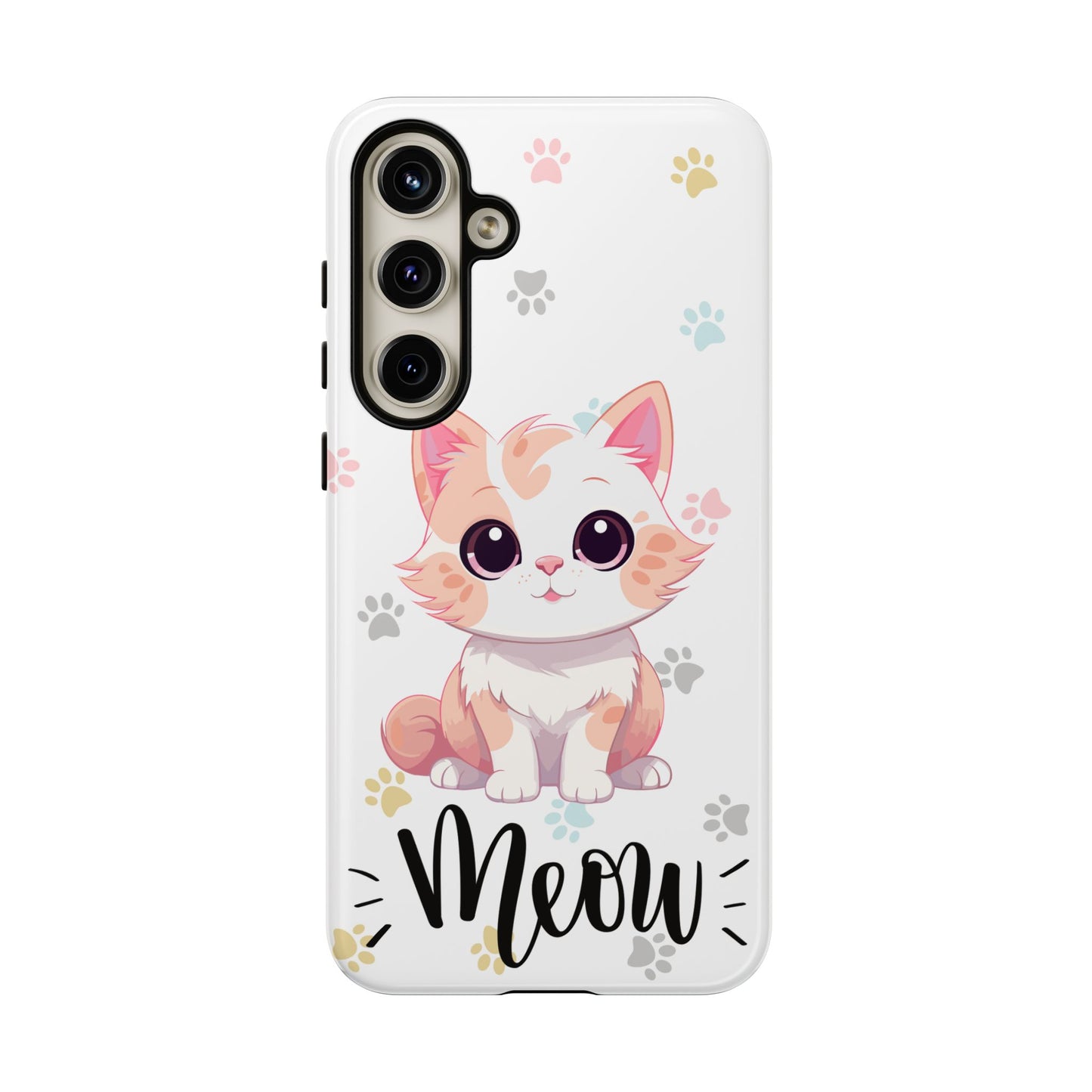 Cute Cat Phone Case – Stylish & Protective Cover for iPhone & Samsung