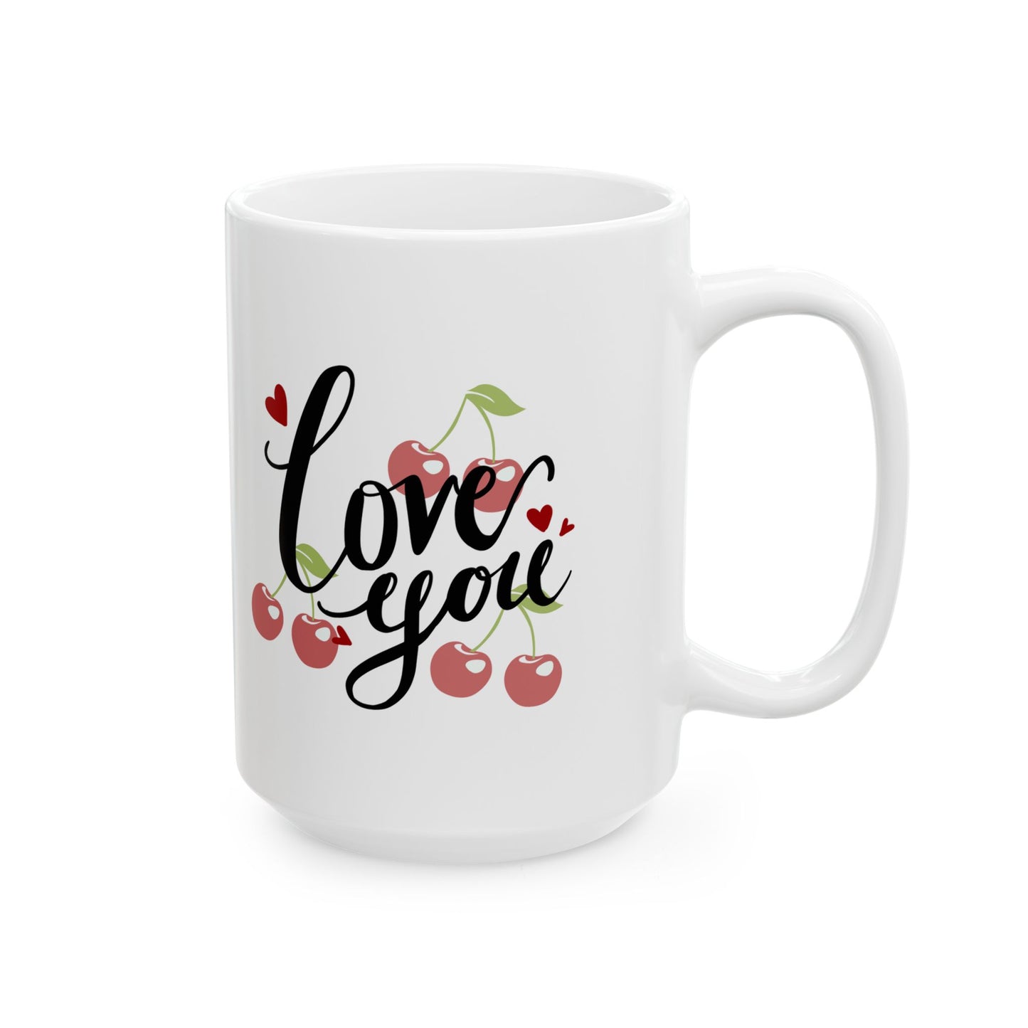 Ceramic Mug,love you (11oz, 15oz)
