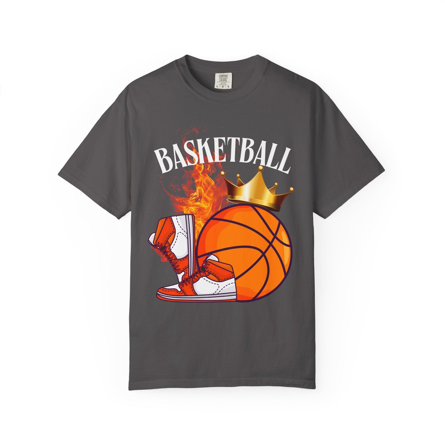 Basketball Crown T-Shirt – Fire & Passion on the Court