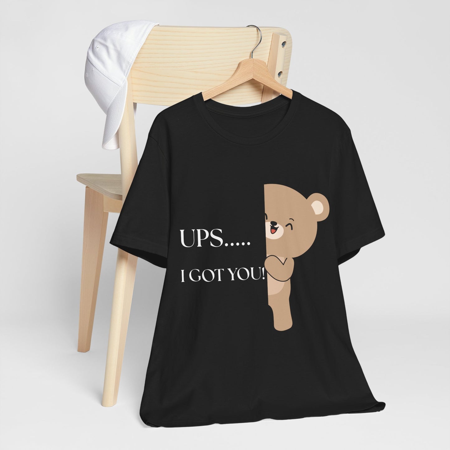 Oops… I Got You” Bear Graphic Tee