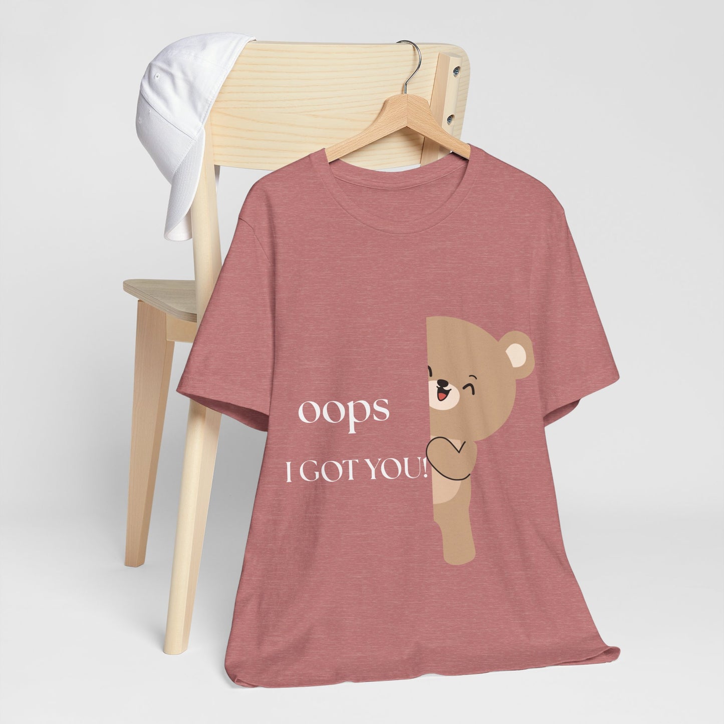 Oops… I Got You” Bear Graphic Tee