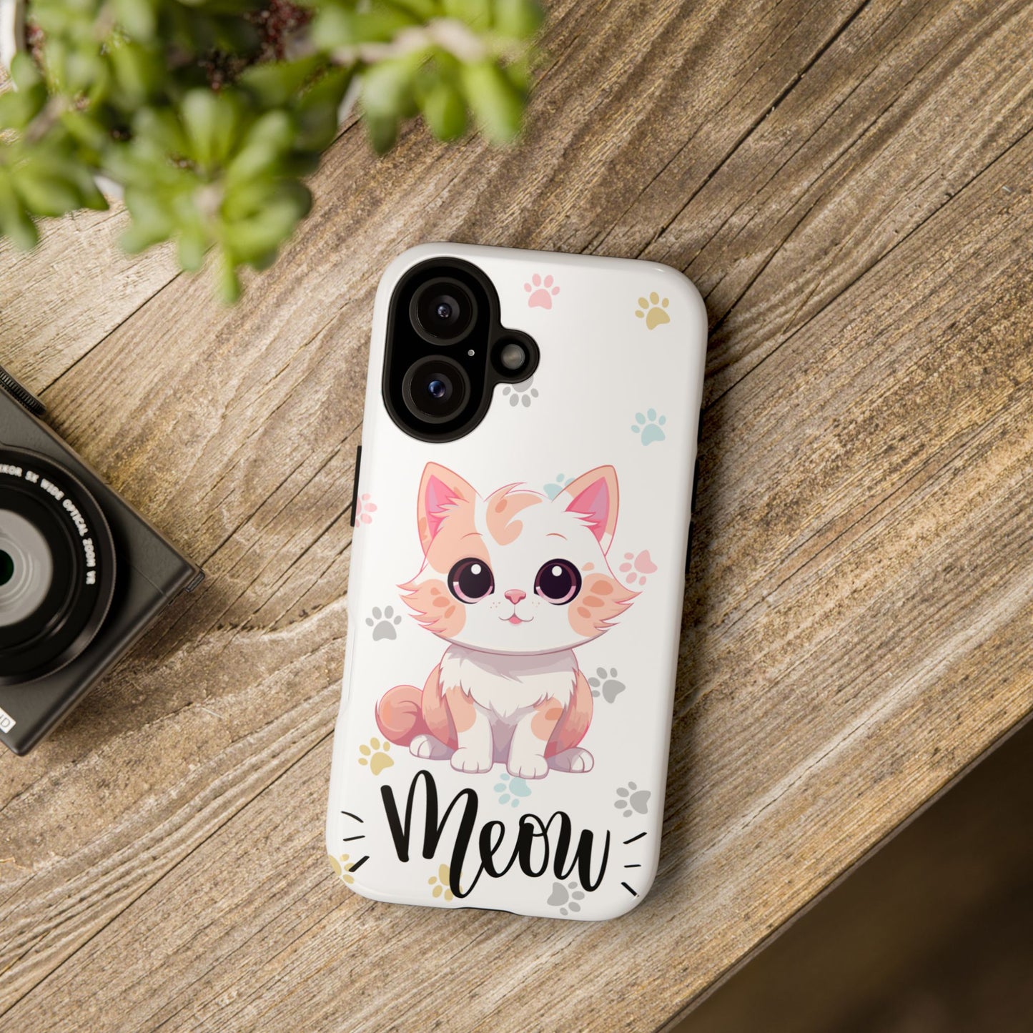 Cute Cat Phone Case – Stylish & Protective Cover for iPhone & Samsung