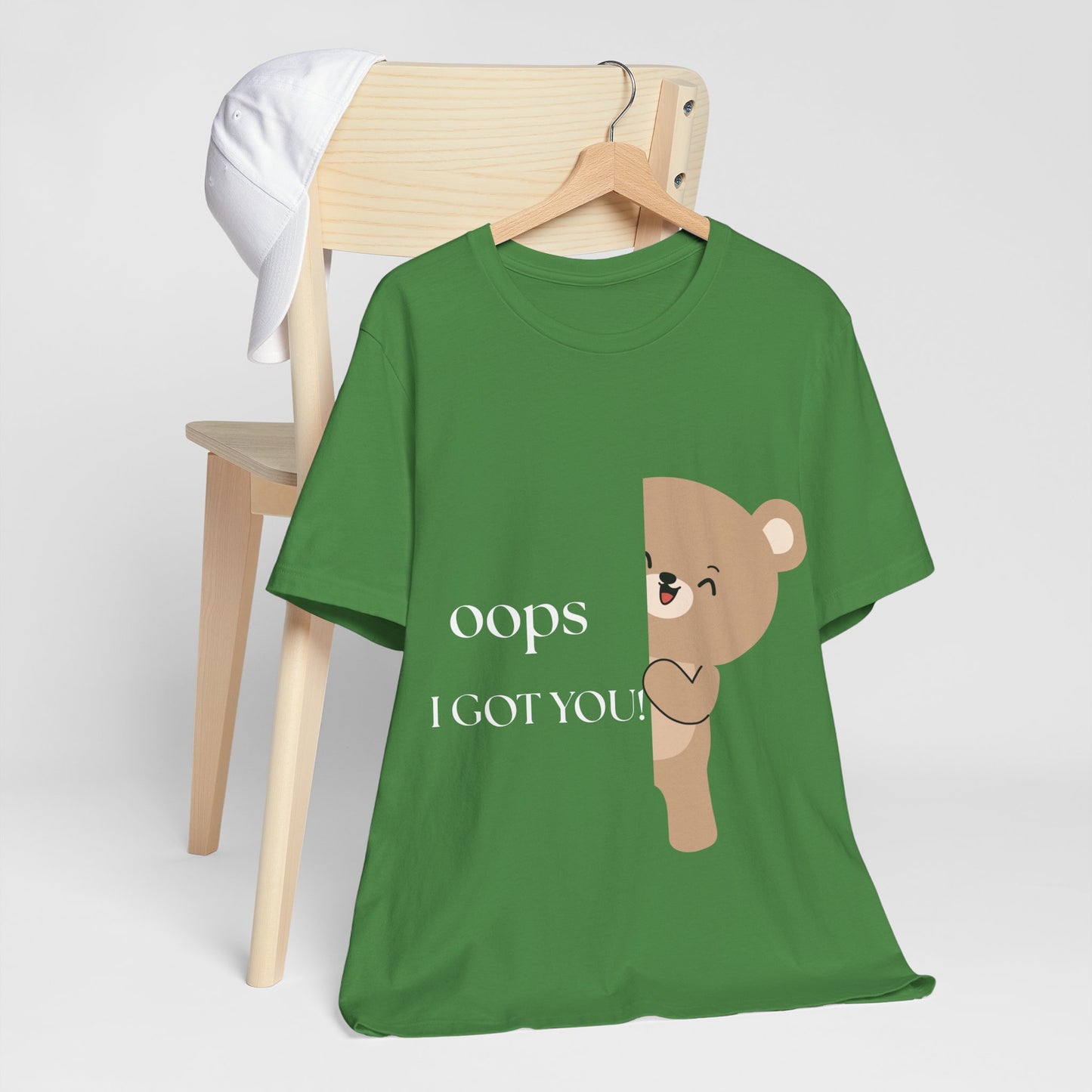 Oops… I Got You” Bear Graphic Tee