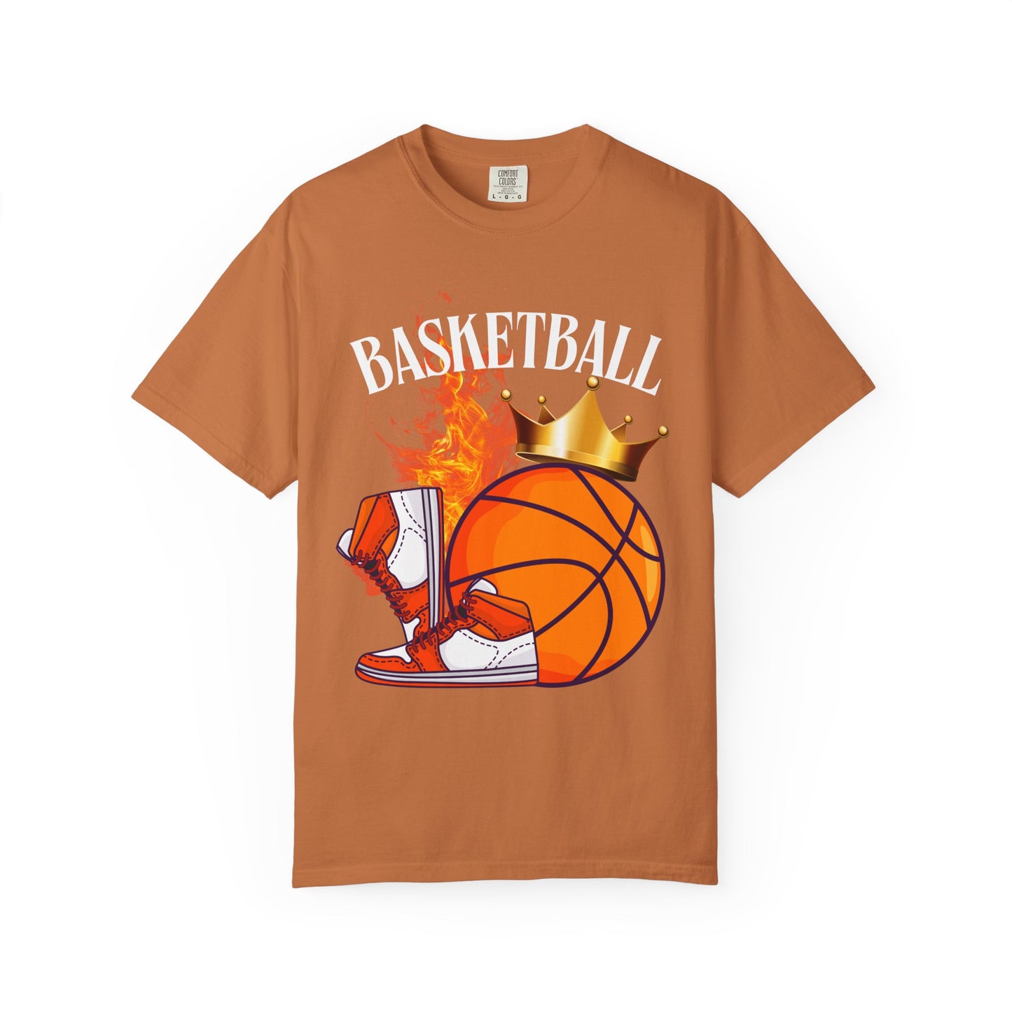 Basketball Crown T-Shirt – Fire & Passion on the Court