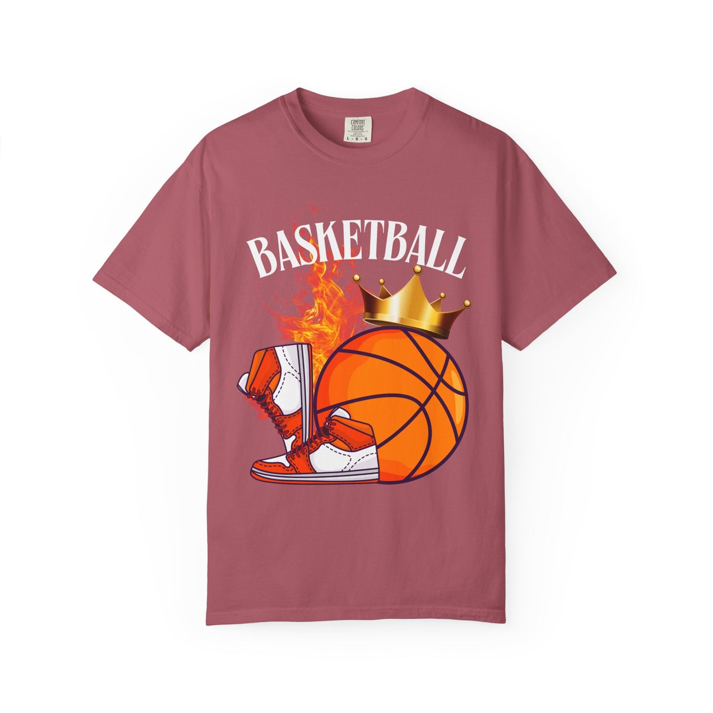 Basketball Crown T-Shirt – Fire & Passion on the Court