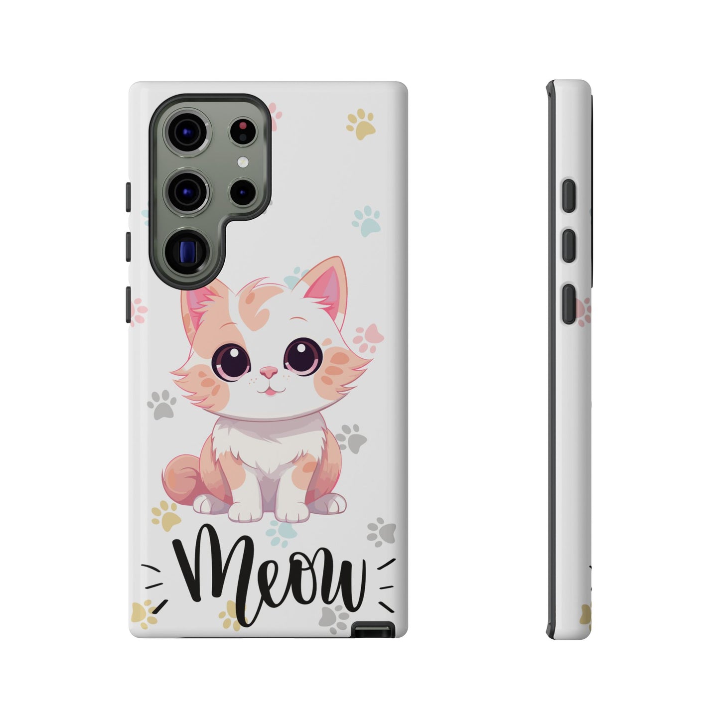 Cute Cat Phone Case – Stylish & Protective Cover for iPhone & Samsung