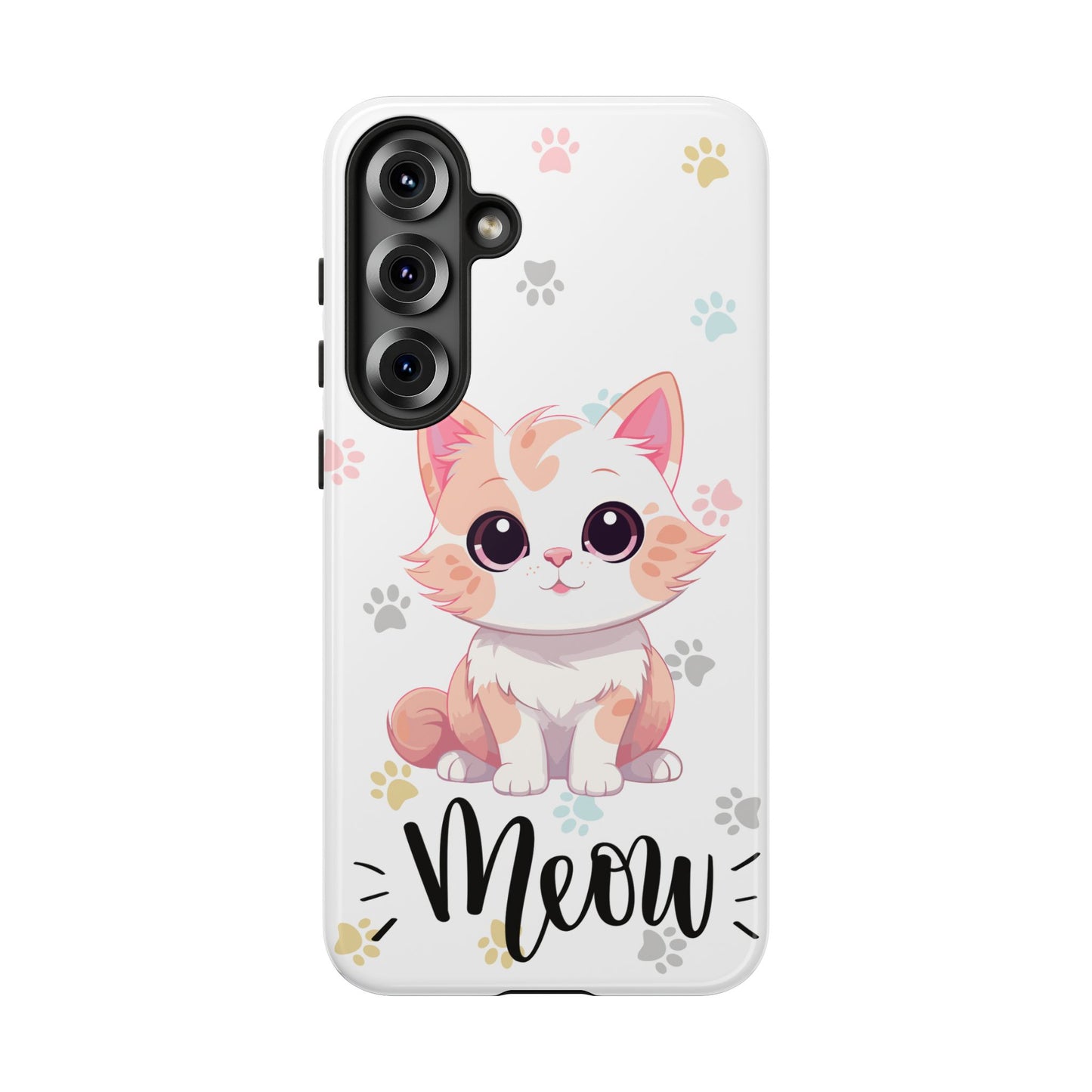 Cute Cat Phone Case – Stylish & Protective Cover for iPhone & Samsung