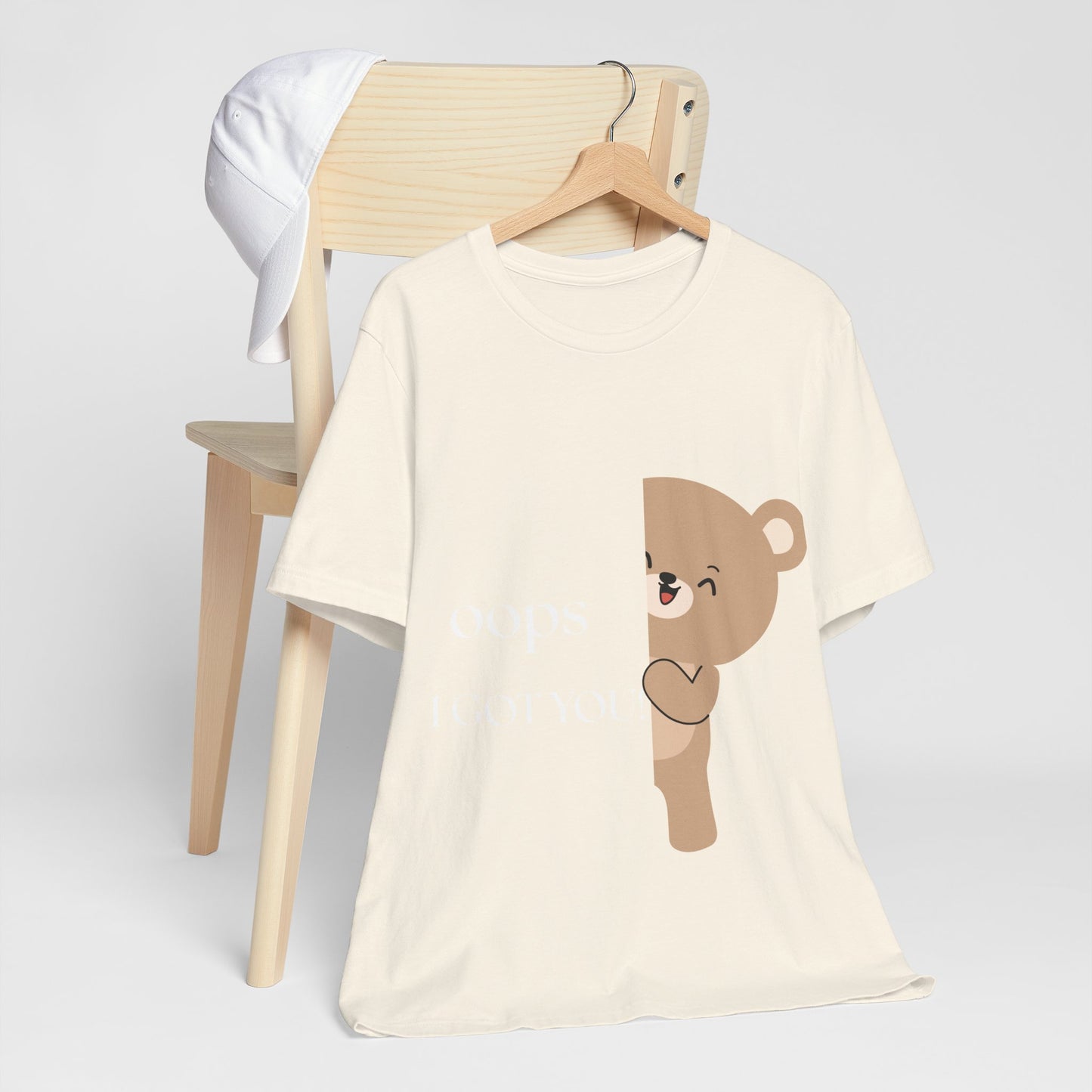 Oops… I Got You” Bear Graphic Tee