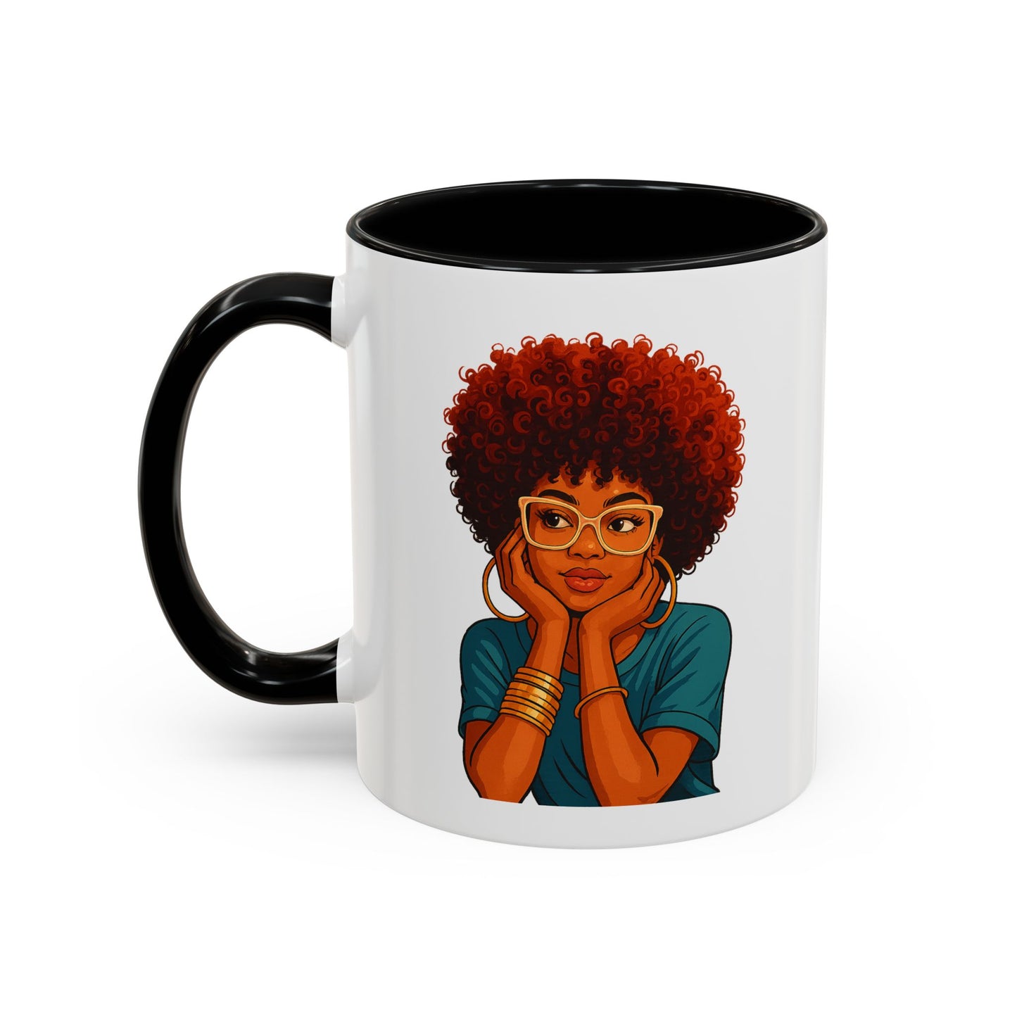 Afro Chic Mug – Style & Empowerment(11, 15oz)