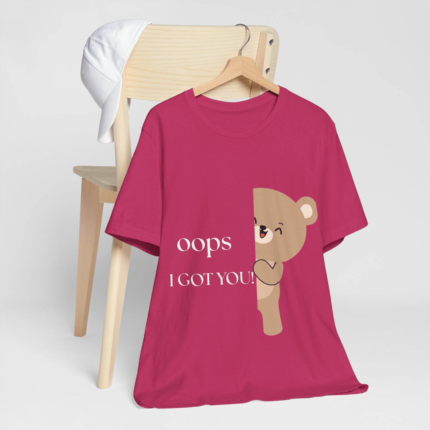 Oops… I Got You” Bear Graphic Tee