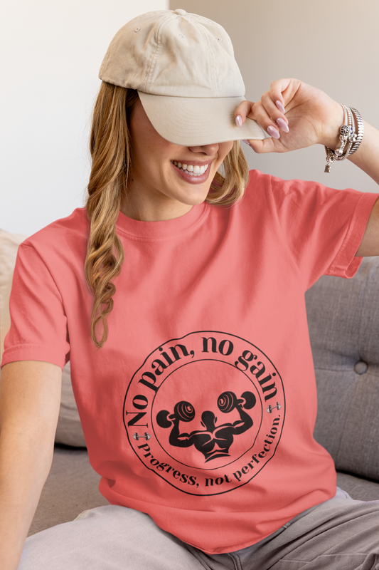 🔥 No Pain, No Gain – Progress Tee 🔥