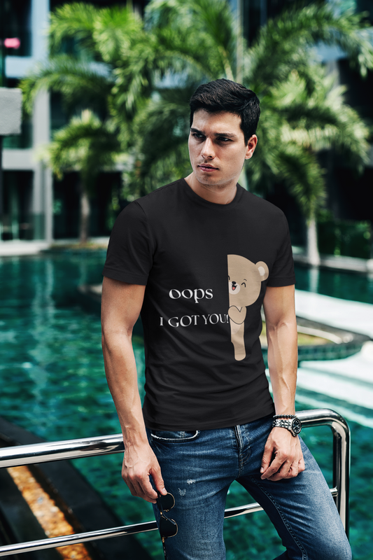 Oops… I Got You” Bear Graphic Tee